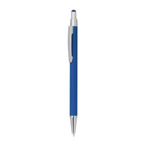 Metal ballpen with rubber coating and touch funct