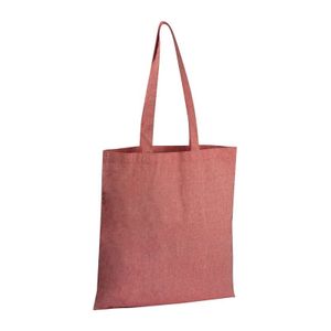 Recycled cotton bag with long handles