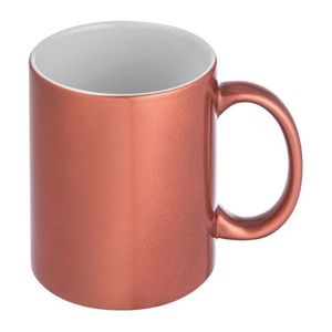 Metallic finish mug