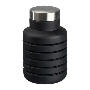 Extandable silicone drinking bottle 