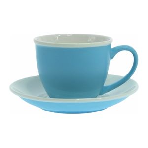 Two-Color Cup With Saucer (150 Ml)