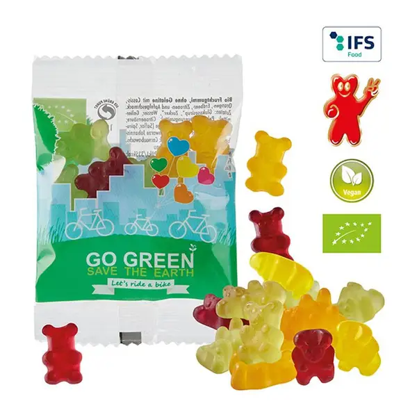 Vegan Organic Fruit Gum Bears